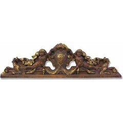 Devonshire Wall Pediment - Architectural   Over Decor Plaques - XoticBrands Home Decor