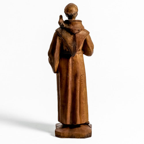 St. Francis With Birds  Religious  Sculpture - XoticBrands Home Decor