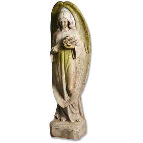 Angel Of Mourning 34 H Garden Angel Statue - XoticBrands Home Decor