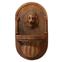  Lion Fountain 35 H (R) Sculpture - Garden, Garden, XoticBrands, XoticBrands Home Decor