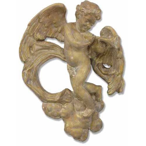 Sanctuary Cherub-Horn Player Garden Angel Statue - XoticBrands Home Decor