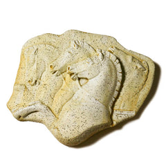  Rearing Horses Frieze Animal Sculpture, Home Decor, XoticBrands, XoticBrands Home Decor