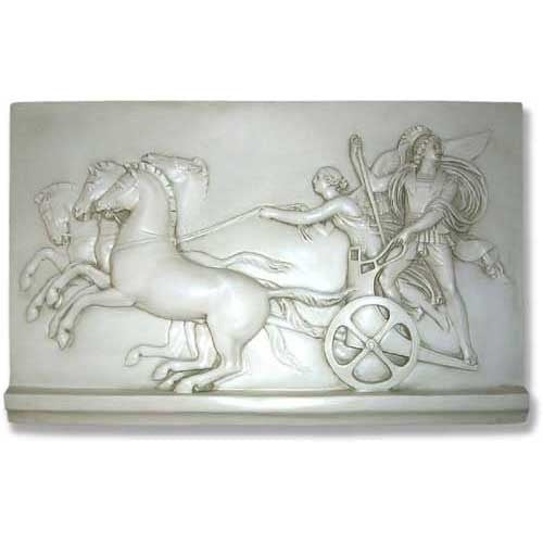 Chariot Of Fire 24" H Garden Animal Statue - XoticBrands Home Decor