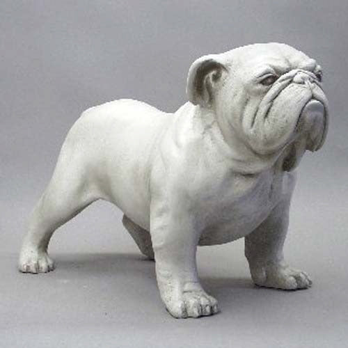  Little Bulldog 7.5"H  Animal  Sculpture, Home Decor, XoticBrands, XoticBrands Home Decor
