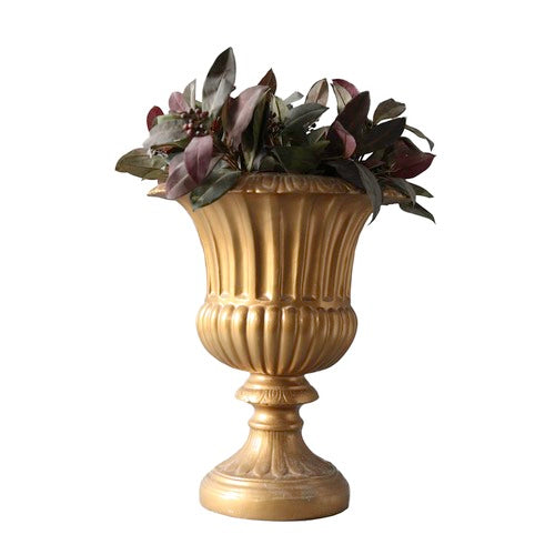  Fluted Urn 20 H Animal Planters  Sculpture, Home Decor, XoticBrands, XoticBrands Home Decor