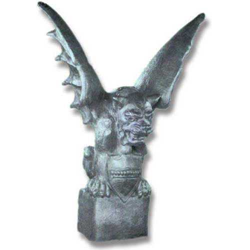 Gargoyle Of Lyon-Giant 48 H Gargoyle Sculpture - XoticBrands Home Decor
