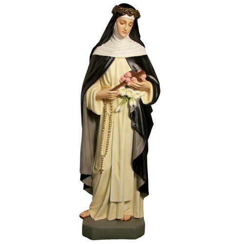 Saint Rose 53 Large Religious Sculpture - XoticBrands Home Decor