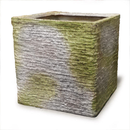 Coarse Pot Square Lg. 20" H A Garden Display - XoticBrands Home Decor