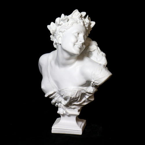  Le Danse Bust 25 Sq Base Animal Busts  Sculpture, Home Decor, XoticBrands, XoticBrands Home Decor