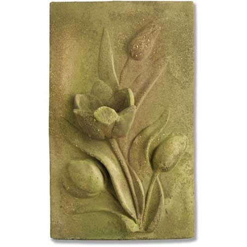 Tulip Plaque 17.5 Garden Display - XoticBrands Home Decor