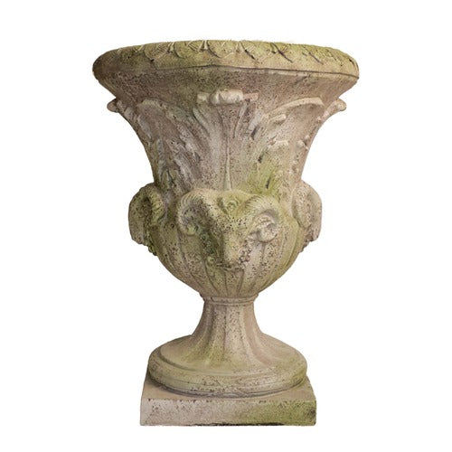 Four Headed Ram Pot - Architectural   Urns - XoticBrands Home Decor