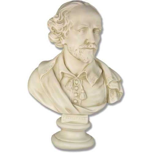 Shakespeare Bust 23 -  Historical Figures Busts - XoticBrands Home Decor