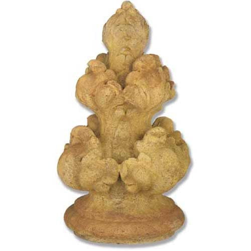 Leafy Finial Top 16 H - Architectural   Finials - XoticBrands Home Decor