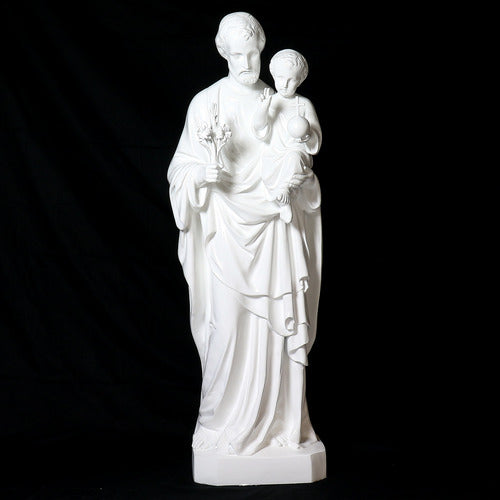  Saint Joseph And Child 49" H Animal Religious  Sculpture, Religious Decor, XoticBrands, XoticBrands Home Decor