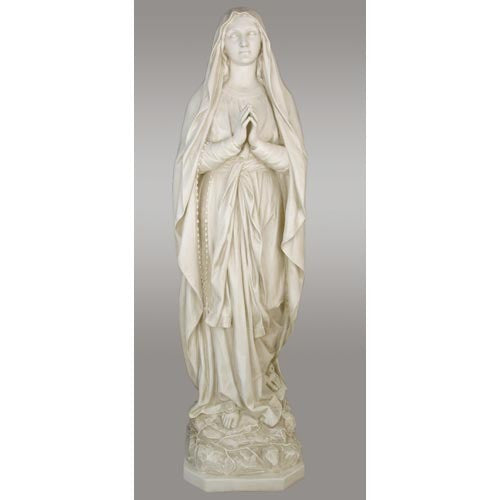 Our Lady Of Lourdes 71" H Religious Sculpture - XoticBrands Home Decor
