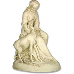 Saint Clare Of Assissi Religious Sculpture - XoticBrands Home Decor