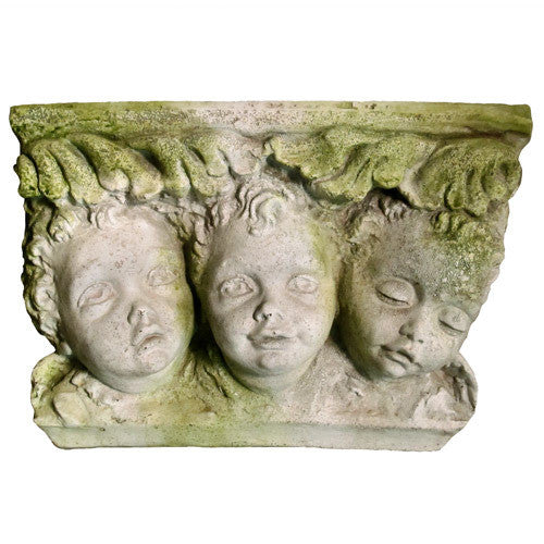 Tre Face Bracket Garden Angel Statue - XoticBrands Home Decor