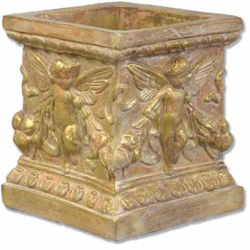 Square Patio Planter 8 Garden Angel Statue - XoticBrands Home Decor