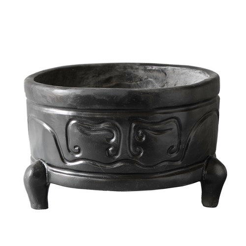 Legged Chinese Bowl 8.5  Display  Sculpture, Home Decor, XoticBrands, XoticBrands Home Decor