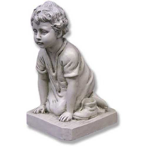 Kneeling Child Large 18 -  Children Classical  Sculpture - XoticBrands Home Decor