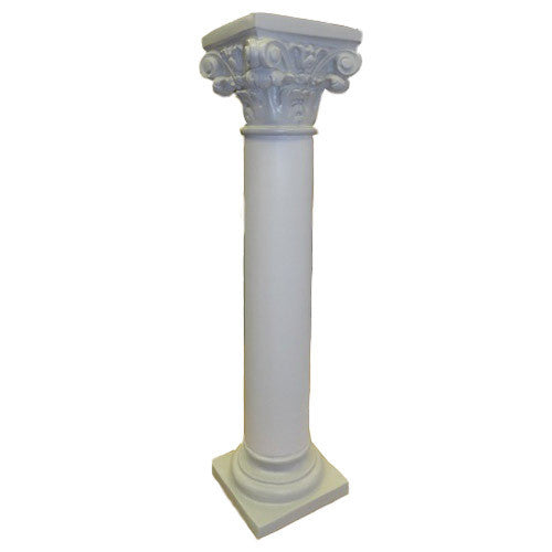 Remnant From Altar Ped 24" - Pedestal Sculpture - XoticBrands Home Decor