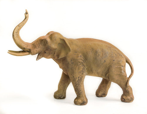  Charging Elephant 12 Animal Sculpture, Home Decor, XoticBrands, XoticBrands Home Decor