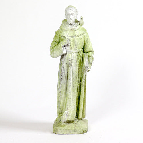 St. Francis With Birds  Religious  Sculpture - XoticBrands Home Decor
