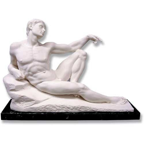 Figure Of Adam 10.5 H -  Figurines Classical  Sculpture - XoticBrands Home Decor