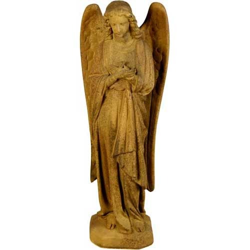 Chapel Crossed Angel 26 Garden Angel Statue - XoticBrands Home Decor