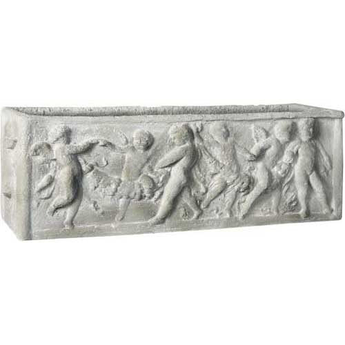  Rectangular Cherub Planter 12 Animal Angel Sculpture, Home Decor, XoticBrands, XoticBrands Home Decor