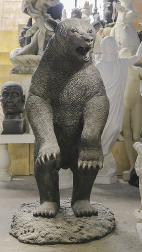  Standing Ferocious Bear Animal Sculpture, Home Decor, XoticBrands, XoticBrands Home Decor