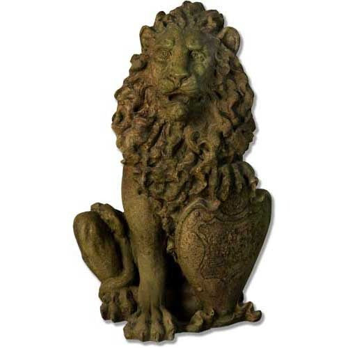 Richelieu Lion-Left 26 Garden Animal Statue - XoticBrands Home Decor