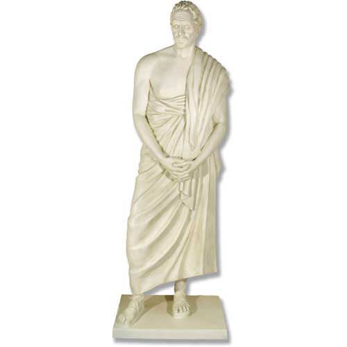 Demosthenes 80 H -  Large Classical  Sculpture - XoticBrands Home Decor