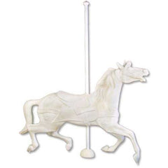 Flying Carousel Horse (No Base) Garden Animal Statue - XoticBrands Home Decor