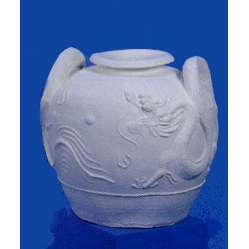  Dragon Urn 28  Display  Sculpture, Home Decor, XoticBrands, XoticBrands Home Decor