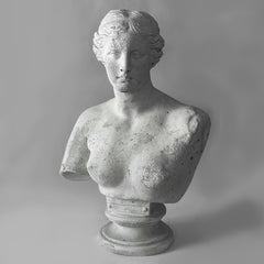  Venus De Milo Bust Lg 32 H Animal Busts  Sculpture, Home Decor, XoticBrands, XoticBrands Home Decor