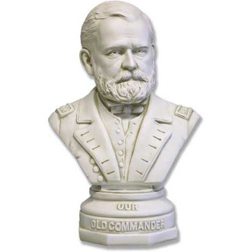 Grant Bust 18 -  Famous Americans Busts - XoticBrands Home Decor