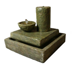  Iwa Tranquility Fountain  Garden  Sculpture, Home Decor, XoticBrands, XoticBrands Home Decor