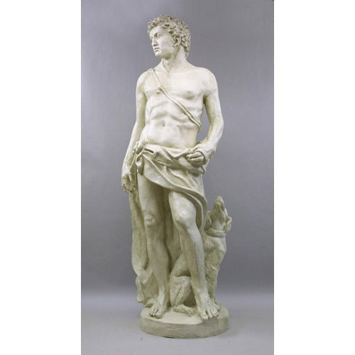  Apollo of Hunt with Dog 108 Animal Classical  Sculpture, Home Decor, XoticBrands, XoticBrands Home Decor