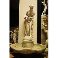  Adrienne /Italian Shell Fount  Garden  Sculpture, Home Decor, XoticBrands, XoticBrands Home Decor