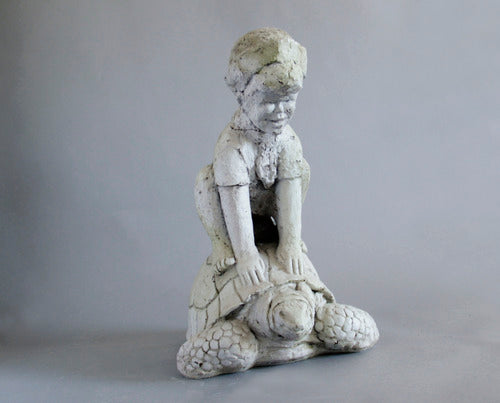  Turtle Rider 14  Animal  Sculpture, Home Decor, XoticBrands, XoticBrands Home Decor