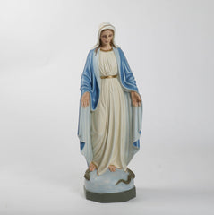  Mary-36 H Animal Religious  Sculpture, Religious Decor, XoticBrands, XoticBrands Home Decor