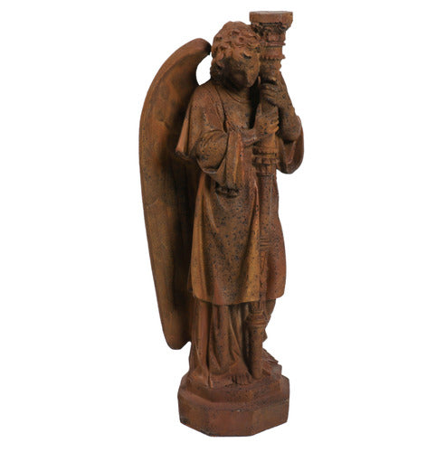  Altar Angel Left 27 Animal Angel Sculpture, Home Decor, XoticBrands, XoticBrands Home Decor