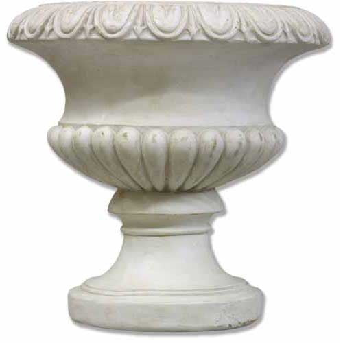 Egg & Dart Round Urn 14 Garden Planter - XoticBrands Home Decor