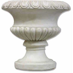 Egg & Dart Round Urn 14 Garden Planter - XoticBrands Home Decor