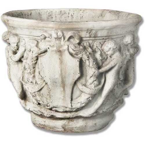 Cherub Bell Pot 14 H Garden Display - XoticBrands Home Decor