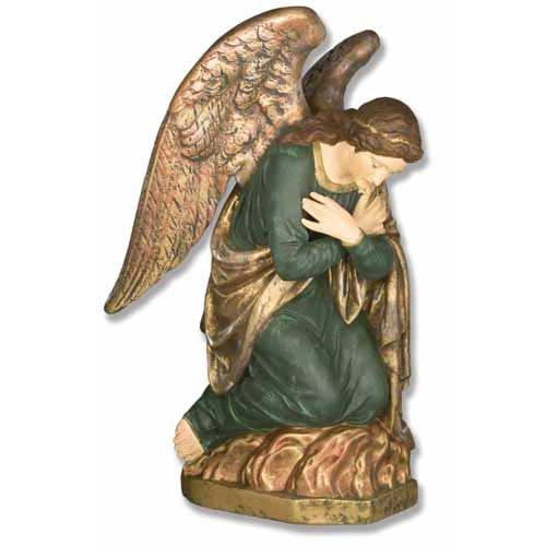 Adoration Angel Cross 39 Kne Religious Sculpture - XoticBrands Home Decor