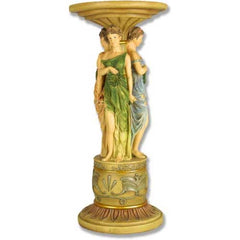 Tario Graces Pedestal - Pedestal Sculpture - XoticBrands Home Decor