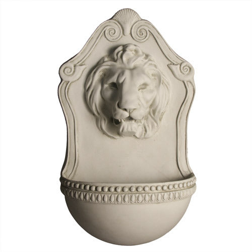 Aged Lion Wall Fountain 23 Garden Animal Statue - XoticBrands Home Decor