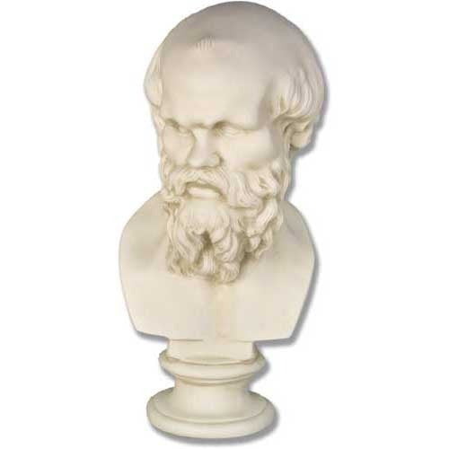 Socrates Bust 22 -  Greek & Roman Busts Sculpture - XoticBrands Home Decor